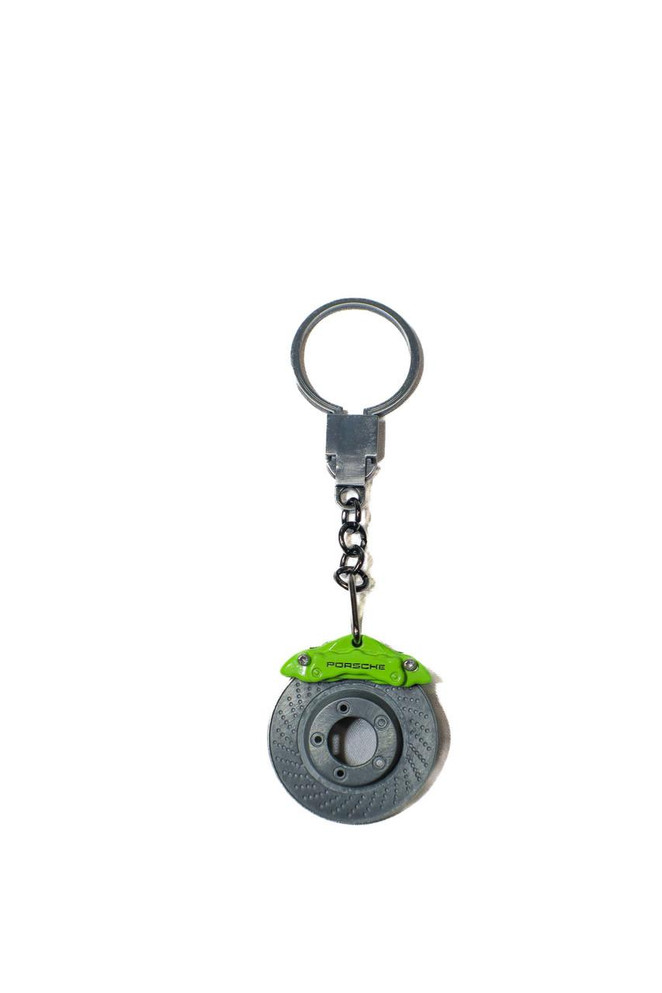  Porsche brake rotor key Ring Green 