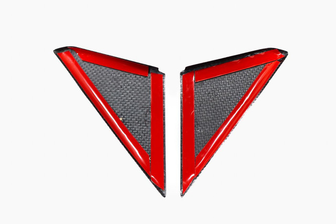 Porsche 992 Carbon Fiber Triangular Window Trim 