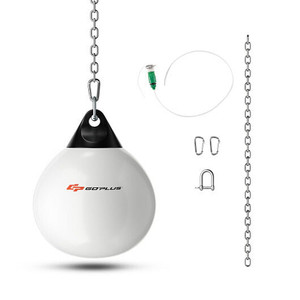21 Inch Water Punching Bag with Adjustable Metal Chain-White - Color: White D681-SP38107WH 21 Inch Water Punching Bag with Adjustable Metal Chain-White - Color: White D681-SP38107WH