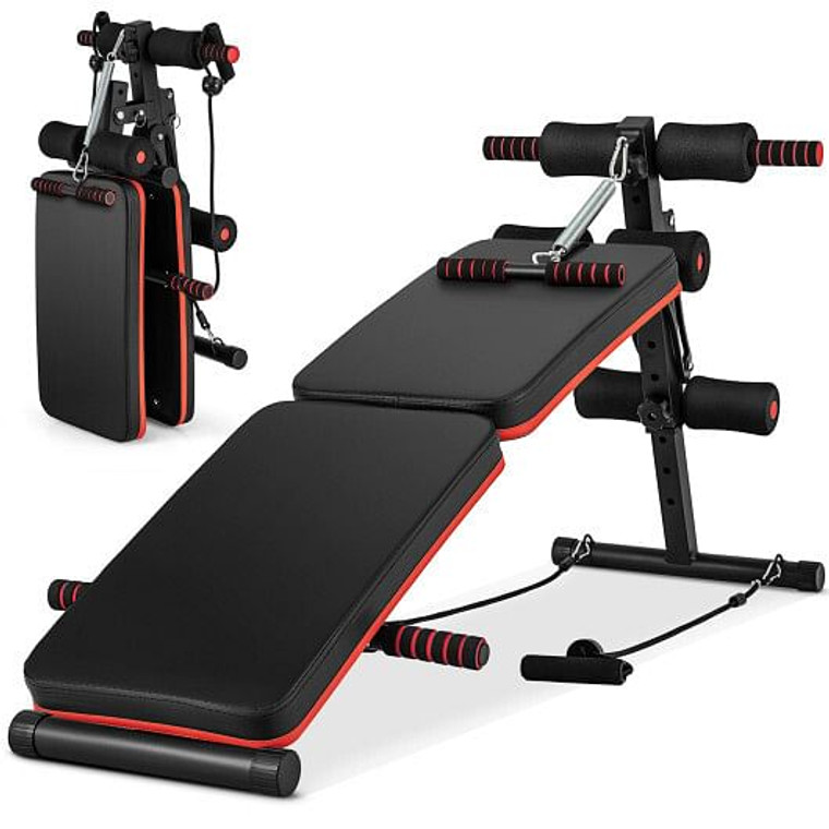 Multifunctional Sit up Bench 4 Position Adjustable Metal Workout Bench B593-FH10096
