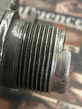 Cracked UZI SMG Trunnion Close Up