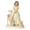 Front view of Disney Traditions White Woodland Snow White Figurine by Jim Shore, 6000943.