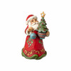 Heartwood Creek 15th Anniversary Santa with Christmas Tree Ornament by Jim Shore