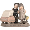 Pretty as a Picture Girl and Boy with Baby Carriage Figurine - 110887 - Vintage 2002 Release