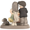 Pretty as a Picture Girl and Boy with Baby Carriage Figurine - 110887 - Vintage 2002 Release