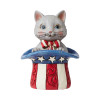 Heartwood Creek Mini Patriotic Kitten Figurine