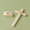 Foundations Girl Communion Figurine And Cross Set