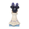 Back view of Disney Traditions Halloween Minnie Bride of Frankenstein Figurine by Jim Shore, 6007078.