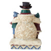 Back view | Heartwood Creek Victorian Snowman and Carolers Statue, 6006594