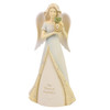 Front angle view of Foundations Heart of Hospitality Angel Figurine, 6006497.