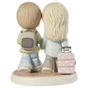 Back view of Precious Moments Couple on Vacation Figurine, 211033.