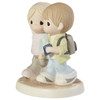 Left front view of Precious Moments Couple on Vacation Figurine, 211033.