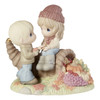Front view of Precious Moments Couple on Autumn Cornucopia Limited Edition Figurine, 211022.