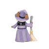Back view of Tails With Heart Halloween Witch Mouse Mini Figurine, 6006559.