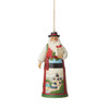 Front view of Heartwood Creek Baltic Santa Claus Christmas Ornament by Jim Shore, 6011686.