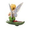 Back view of Disney Traditions Tinker Bell Sitting on Holly Figurine by Jim Shore, 6010874.
