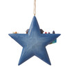 Back view of Heartwood Creek Star with Nativity Scene Christmas Ornament by Jim Shore, 6009696.