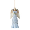 Front view of Heartwood Creek Bereavement Angel Christmas Ornament by Jim Shore, 6011675.