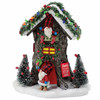 Close-up of gnome house in the Possible Dreams Gnomes for the Holiday Christmas Santa Claus Set, 6010186.