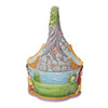 Right side view of the Disney Traditions Snow White Basket with Eggs by Jim Shore, 6010105.
