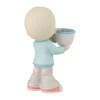 Back view of Precious Moments 'Mom, You're Amazing' Blonde Boy Figurine, 223008.