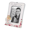 Front left angle view of the Precious Moments 'On Angels' Wings' Bereavement Photo Frame, 223404.