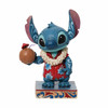 Front view of the Disney Traditions Stitch Hawaiian Shirt Figurine by Jim Shore, 6011935.