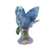 Rear left angle view of the Heartwood Creek Bluebird on Branch Figurine by Jim Shore, 6008418.