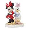 Front view of the Disney Showcase Best Friends Forever Minnie Mouse and Daisy Duck Figurine by Precious Moments, 211701.