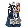 Front view of Disney Traditions Jack, Sally and Zero on Spiral Hill 'Nightmare Before Christmas' Figurine by Jim Shore, 6013054.