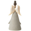 Back view of the Foundations Mother African American Angel Figurine, 6013084.
