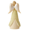 Back view of the Foundations Chosen Family Baby Adoption Angel Figurine, 6013014.