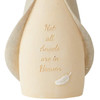 Close-up view of the message on the front of the Foundations Living Angel in Your Life Figurine, 6013011.