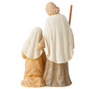 Back view of the Foundations Silent Night Nativity Figurine, 6013086.