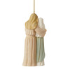 Back view of the Foundations Holy Family Masterpiece Nativity Ornament, 6013131.