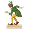 Back view of the Buddy in Crouching Pose 'Elf' Figurine by Jim Shore, 6013940.