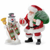 Possible Dreams Frosty's Special Gift Santa Claus 2-Piece Figurine Set, 6011832.