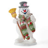 Close-up of Frosty the Snowman from the Possible Dreams Frosty's Special Gift Santa Claus 2-Piece Figurine Set, 6011832.
