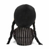 Back view of the KidRobot Wednesday Addams 7.5in Phunny Plush Doll, KR18262.