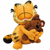 Front view of the KidRobot 'Garfield Loves Pooky' 13in Plush.