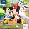 Disney Showcase Mickey and Minnie Picnic Figurine by Precious Moments, 221701.