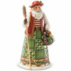 Front view of the Jim Shore Heartwood Creek Italian Santa 6.8-inch Figurine, 4022915.