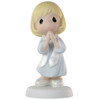 Precious Moments Confirmation Day Girl Blonde 5in Porcelain Figurine - 840034 - Today I Confirm My Faith