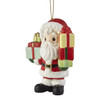 Precious Moments 14th Annual Santa Ornament 'Loaded Up With Christmas Cheer' – 3.75" Porcelain – 221012