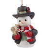 Precious Moments 13th Annual Snowman with Squirrel Tree Ornament - 221016