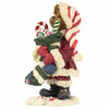 Boyds Bearstone Kandy Kris Santa Bear w/ Candy Figurine 228440 - Vintage 2004 Warehouse Find