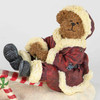 Boyds Bearstone Santa Bear with Jingle, Jangle and Joe Seesaw Figurine 228439 - Vintage 2004 Warehouse Find