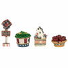 Mary's Moo Moos Ameri-Cow 12-Piece Mini Patriotic Figurine Accessory Set - 634700