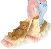 Cherished Teddies Jace Figurine – Girl Pulling Bear on Scarf – Resin 4" – 4008158 - 2007 Release