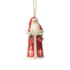 Front view of Heartwood Creek Danish Santa Christmas Ornament, 6001510.